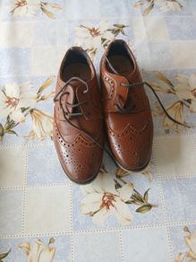 brown boys shoes