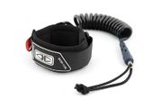 Ocean and Earth Bodyboard Moulded Coiled Bicep Leash Black
