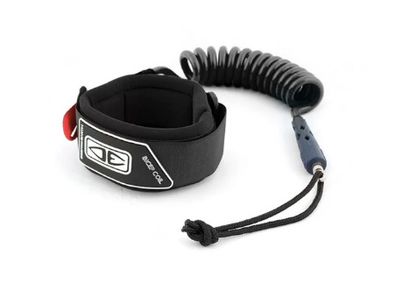 Ocean and Earth Bodyboard Moulded Coiled Bicep Leash Black