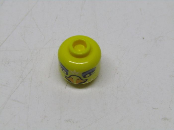 Lego Yellow Chima Error Prototype Test Print Colour Yellow Head Rare And Hard To Find