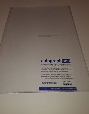 "The Hoff" David Hasselhoff Signed Photograph with AutographCOA Cert