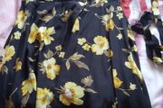 Yellow and black dress