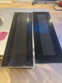 Black solid ash doors x 4