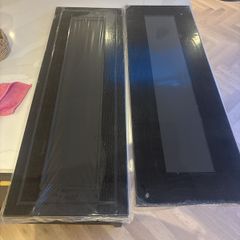 Black solid ash doors x 4
