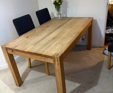 wood table - free chairs