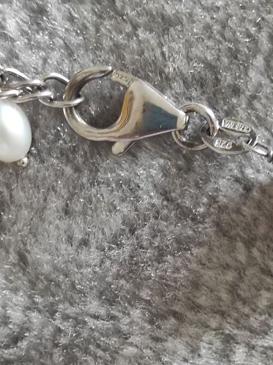 Sterling silver and pearls matching set