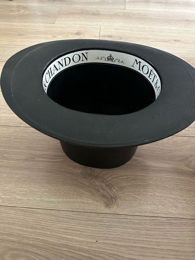 Moet and Chandon label ice bucket