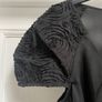 River island black satin top size 10 Image 2