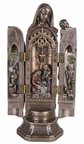 Madonna Altar Mary with Child Jesus House Altar VERONESE Triptych