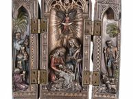 main image for ad Madonna Altar Mary with Child Jesus House Altar VERONESE Triptych