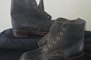 1940's WWII Hobnailed Black Work Boots