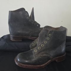 1940's WWII Hobnailed Black Work Boots