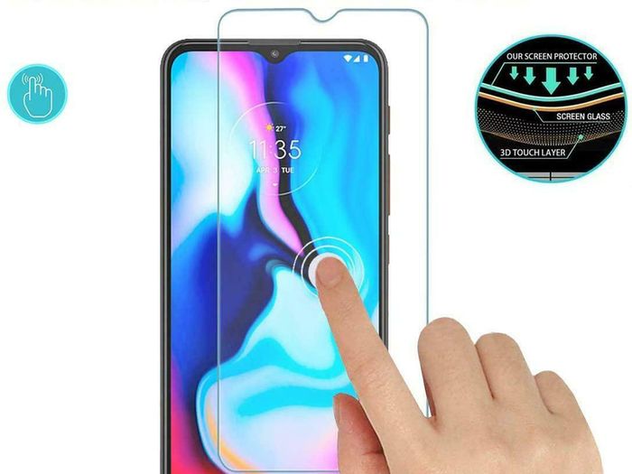 For Motorola Moto E7 Plus Tempered Glass Premium Screen Protector Guard Film - FHT13MTG