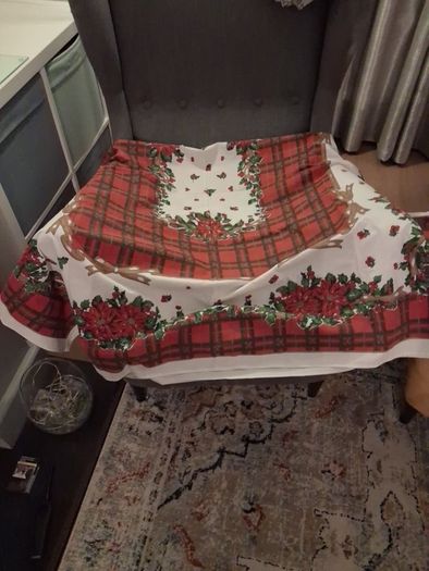 Christmas table cloth