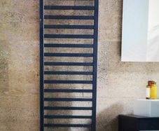 modern bathroom radiator ZEHNDER + THERMOSTAT