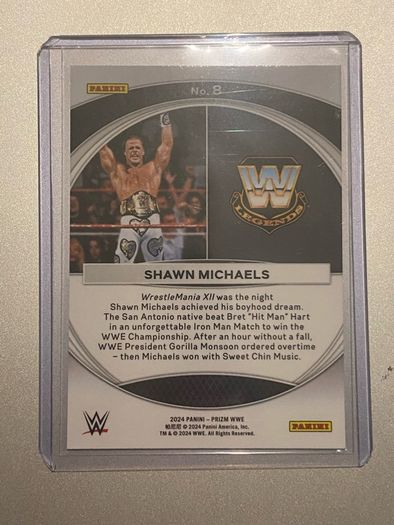 WWE Shawn Michaels Panini 2024