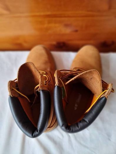 Timberland 4140 boots Size 6.5 eu 39.5 tan suade zero stains In excellent condition