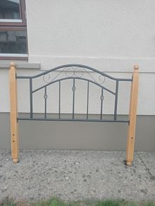 Double Black Metal Bed Frame