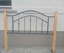 Double Black Metal Bed Frame
