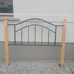Double Black Metal Bed Frame