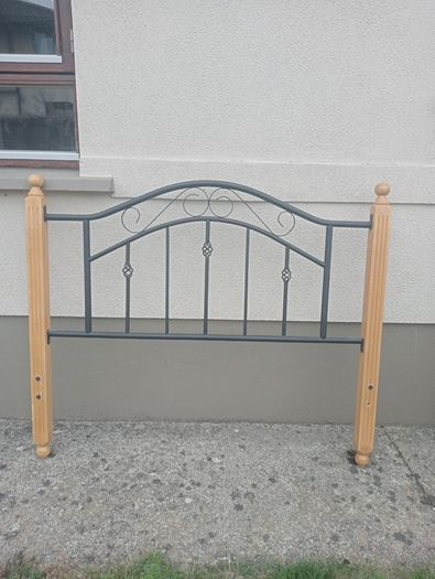 Double Black Metal Bed Frame