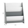Kids bookcase Children's storage shelves Bookcase Magazine Rack Image 4