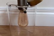 Beautiful brass ceiling lamp