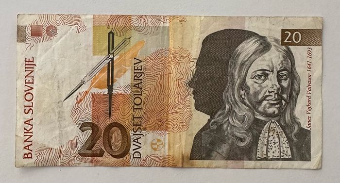Slovenia 20 Tolarjev 1992 Banknote