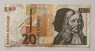 Slovenia 20 Tolarjev 1992 Banknote