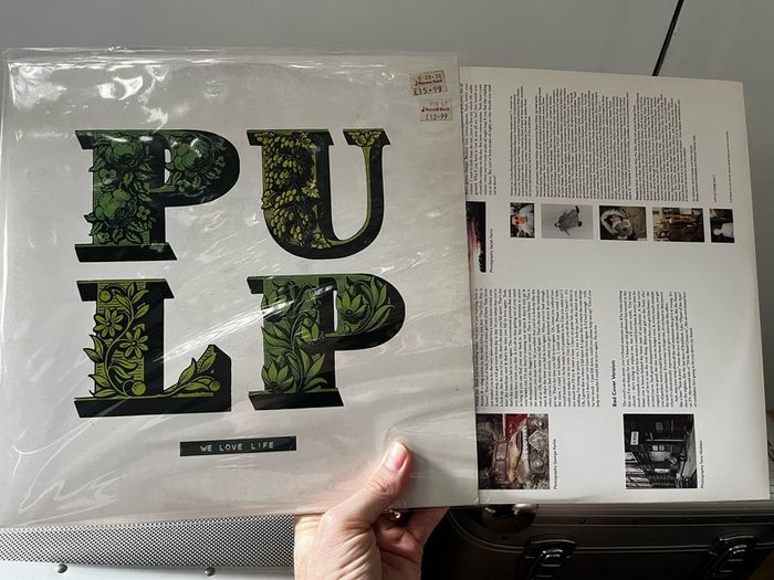 2001 Pulp we love life 12" vinyl album