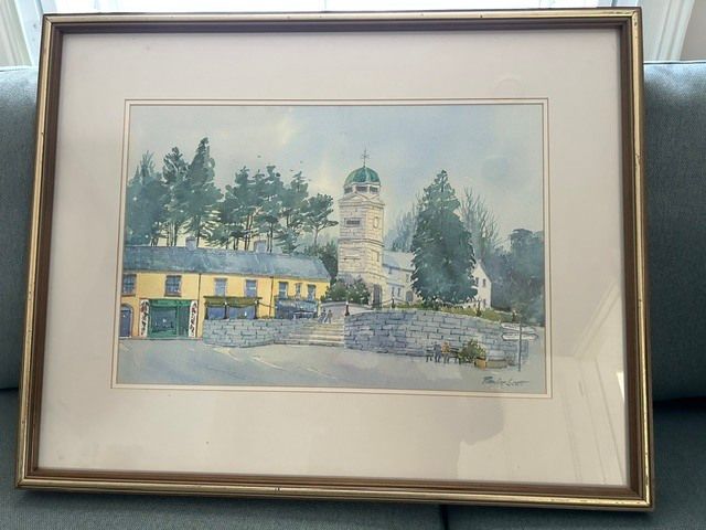 Painting-Enniskerry Village