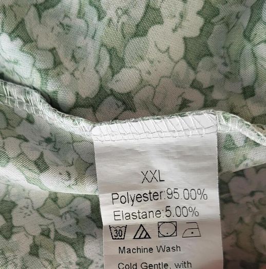 Green floral wrap skirt, Size XXL / UK18