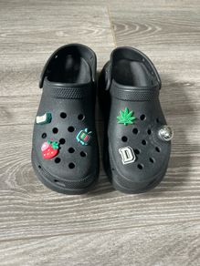 Black Platform Crocs