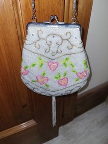 Ladies white dress handbag M& S NEW with Tags