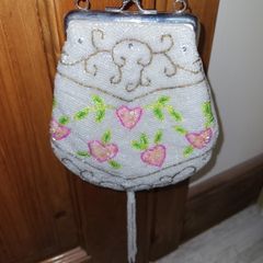 Ladies white dress handbag M& S NEW with Tags