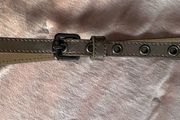 Leather belt