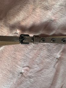 Leather belt