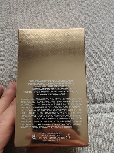Tom Ford Soleil Blanc Shimmering Body Oil 100ml - Gold