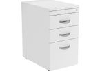 NEW White Desk High Pedestal