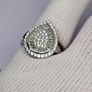 Cubic Zirconia Ring in Rhodium Overlay Sterling Silver Image 10
