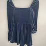 playsuit urban outfitters size small velvet Image 4