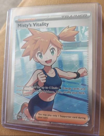 Pokemon Card Misty's Vitality