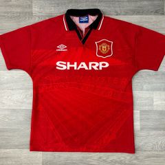 Genuine Vintage 1994 Umbro Manchester United Home Jersey Shirt Mens Medium