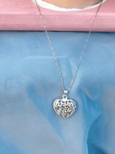 Tree of Life Filigree Sterling silver Love heart pendant set