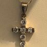 925 Sterling Silver Cross Necklace Image 2