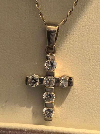 925 Sterling Silver Cross Necklace