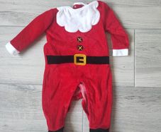 Christmas 6-9mth Santa Onesie