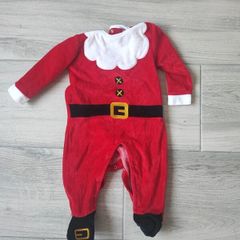 Christmas 6-9mth Santa Onesie