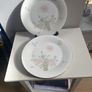 Set of six  Royal Doulton 10.7 inch dinner plates "Flirtation" pattern Image 7