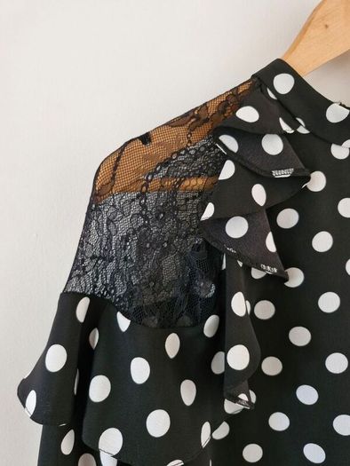 Black/White spotty dress (River island)